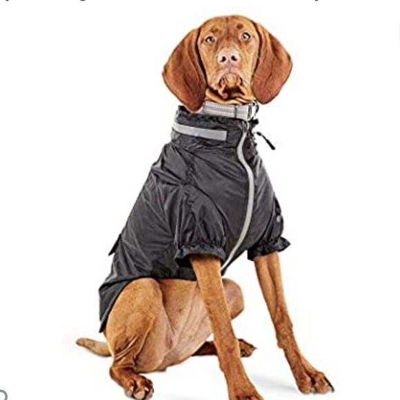 Reddy Black Dog Windbreaker Jacket Black Gray NWT‎ - Picture 1 of 7